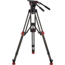 Camgear EFP CF/MS Carbon Fiber Tripod with Mid-Level Spreader & Elite 20 Fluid Head System