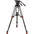 Camgear EFP150 CF MS Carbon Fiber Tripod with Mid-Level Spreader System & Elite 25 Fluid Head