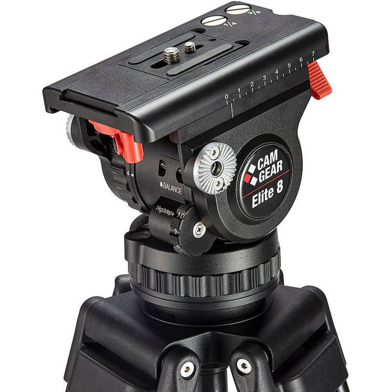 Camgear Elite 8 CF/MS Carbon Fiber Tripod with Mid-Level Spreader System