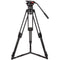 Camgear V15P Fluid Head & ENG/AL2 Aluminum Tripod with Ground Spreader System