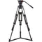 Camgear V15P Fluid Head & ENG/CF2 Carbon Fiber Tripod with Ground Spreader System