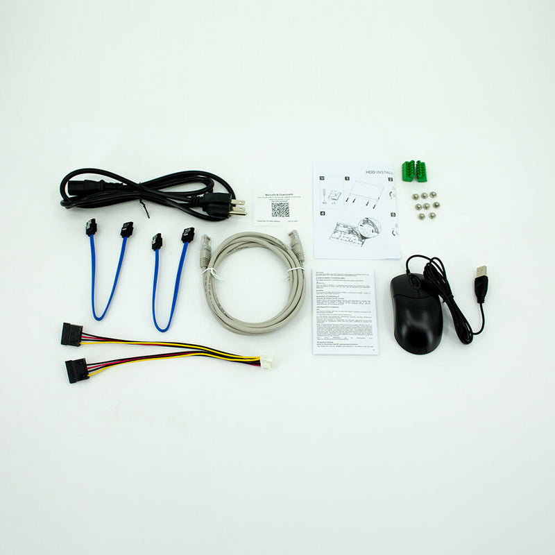 Dahua Technology VU-MORE N464E124C 16-Channel 8MP NVR with 4TB HDD & Twelve 4MP Turret Cameras Kit