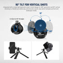 Neewer TP31 Metal Mini Tripod with Cold Shoe Ball Head Mount