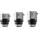 BLAZAR LENS Remus 45/65/100mm T2.0 Full-Frame 1.5x Anamorphic 3-Lens Kit with Case (Canon EF, Blue Flare)
