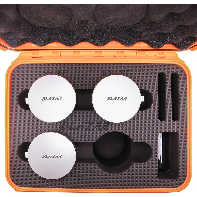 BLAZAR LENS Remus 45/65/100mm T2.0 Full-Frame 1.5x Anamorphic 3-Lens Kit with Case (Canon EF, Blue Flare)