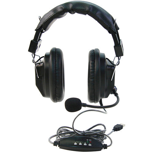 Califone 3068MUSB CT Stereo Over-Ear USB Headset with Boom Mic