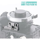 Tilta PL-Mount Lens Adapter Support for Sony FX3 and FX30 V2 Cage (Titanium Gray)
