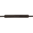 Oberwerth Mosel Casual Camera Strap (Black Leather/Black Stitching, 39.4")
