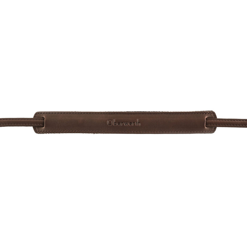 Oberwerth Mosel Classic Camera Strap (Dark Brown Leather/Dark Brown Stitching, 49.2")