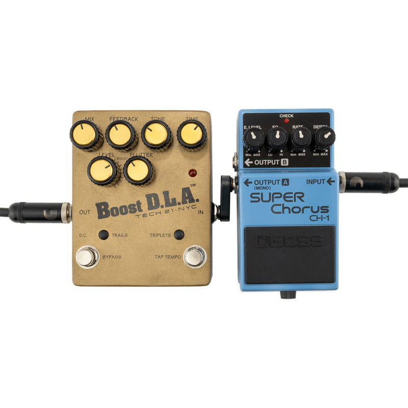 D'Addario 1/4" Male to 1/4" Male Mono Offset Adapter