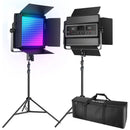 Neewer RGB1200 RGB LED Light Panel (2-Light Kit)