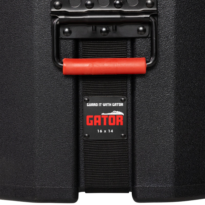 Gator Grooves Roto-Molded Floor Tom Case with Padding (16 x 14")