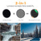 K&F Concept Nano-X Series 2-in-1 Variable ND & CPL Filter (58mm, 2 to 6-Stop)