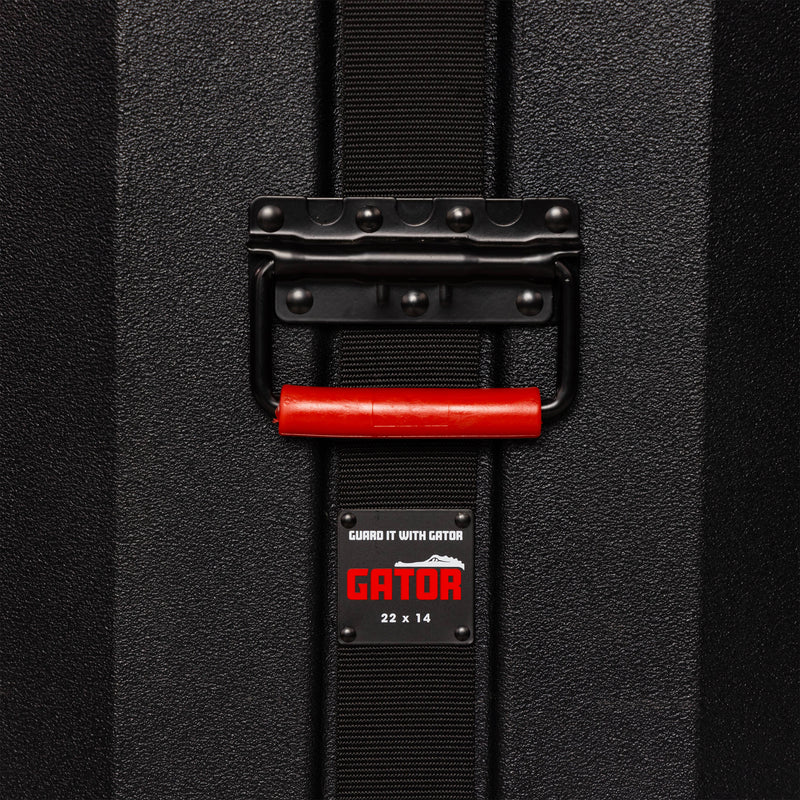 Gator Grooves Roto-Molded Bass Drum Case with Padding (22 x 14")