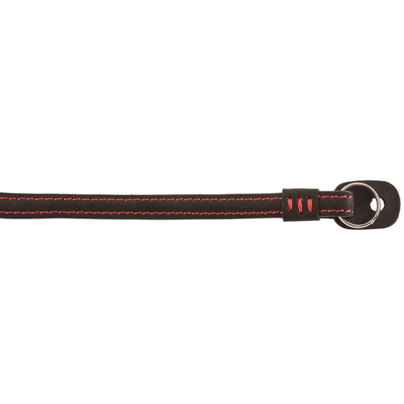 Oberwerth Mosel Hydro Camera Strap (Black Leather/Red Stitching, 49.2")