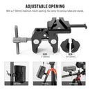 Neewer PS006 V-Lock Mounting Plate with Super Crab Clamp