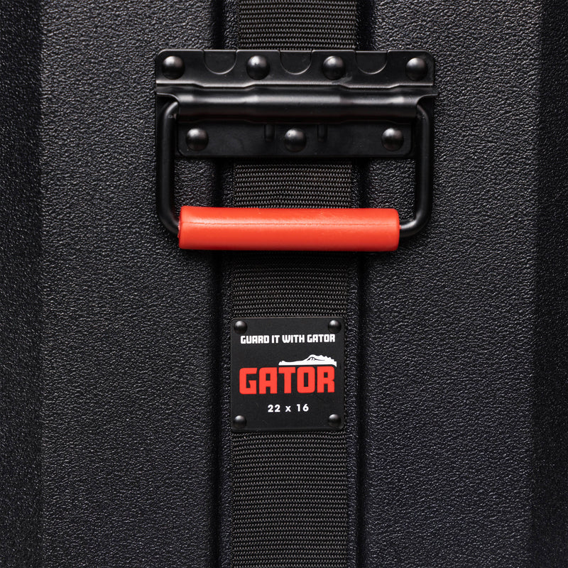 Gator Grooves Roto-Molded Bass Drum Case with Padding (22 x 16")