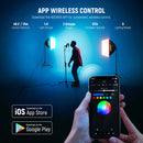 Neewer 26W RGB LED Light Bulb with Stands & Softboxes (2-Light Kit)