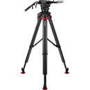 Sachtler flowtech 100 MS Carbon Fiber Tripod System with Cine 20 Fluid Head