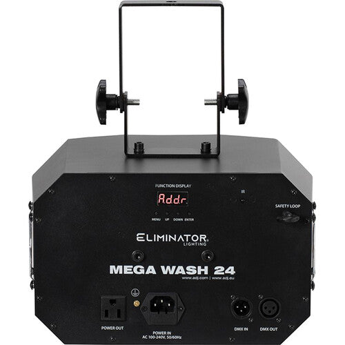 Eliminator Lighting Mega Wash RGBWA+UV Wash Light with Effects