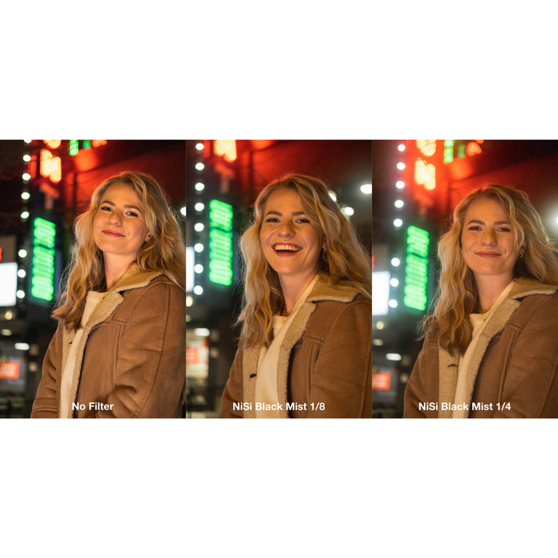 NiSi Professional Black Mist 1/2, 1/4, and 1/8 Filter Kit (55mm)