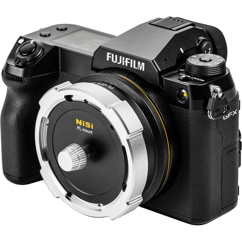 NiSi ATHENA PL-GFX Adapter for PL-Mount Lenses to FUJIFILM G-Mount Cameras