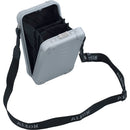 Aleon Vertical Aluminum Hard-Shell Cross-Body Bag (Platinum)