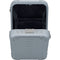 Aleon Vertical Aluminum Hard-Shell Cross-Body Bag (Platinum)