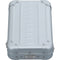Aleon Vertical Aluminum Hard-Shell Cross-Body Bag (Platinum)