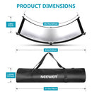 Neewer Large Clamshell Light Reflector/Diffuser with Carry Bag (66 x 24")