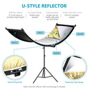 Neewer Large Clamshell Light Reflector/Diffuser with Carry Bag (66 x 24")