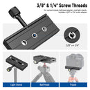 Neewer Quick Release Plate with Clamp Set (4.7")