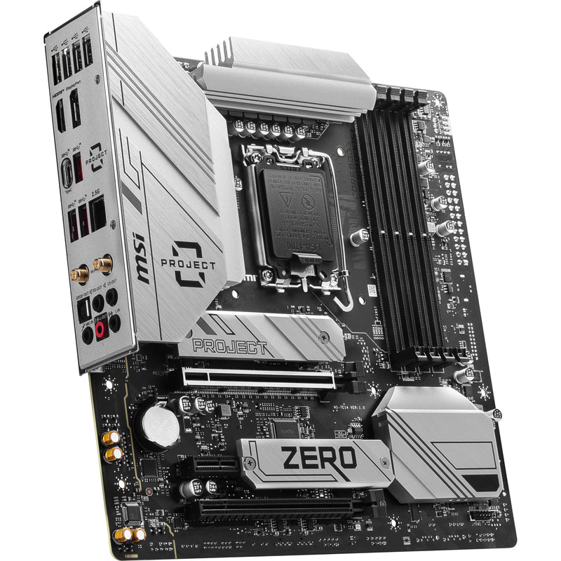 MSI B760M PROJECT ZERO LGA 1700 M-ATX Motherboard