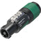 Neutrik NL4FXX-W-S Four-Pole speakON Connector (Green)