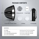 Neewer NS90P Deep Parabolic Softbox with Grid (35.4")