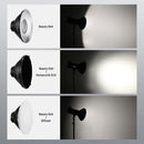 Neewer Beauty Dish with Diffuser and Honeycomb Grid (12")