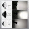 Neewer Beauty Dish with Diffuser and Honeycomb Grid (12")