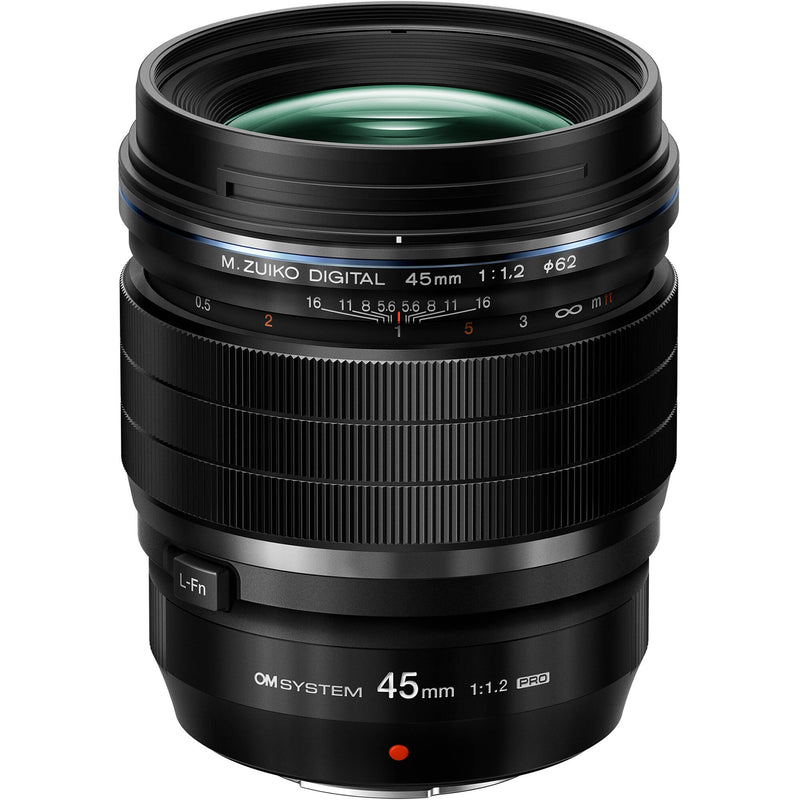 OM SYSTEM M.Zuiko Digital ED 45mm f/1.2 PRO Lens (Micro Four Thirds)