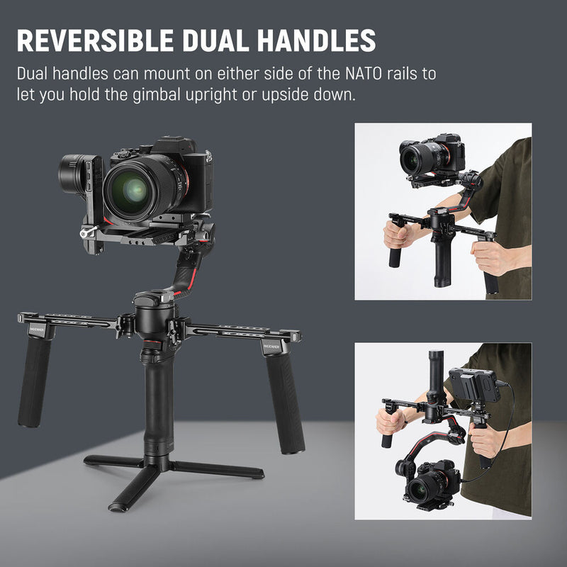 Neewer Dual Handgrip for DJI Ronin S/SC/RS 2/RSC 2/RS 3/RS 3 Pro Gimbal