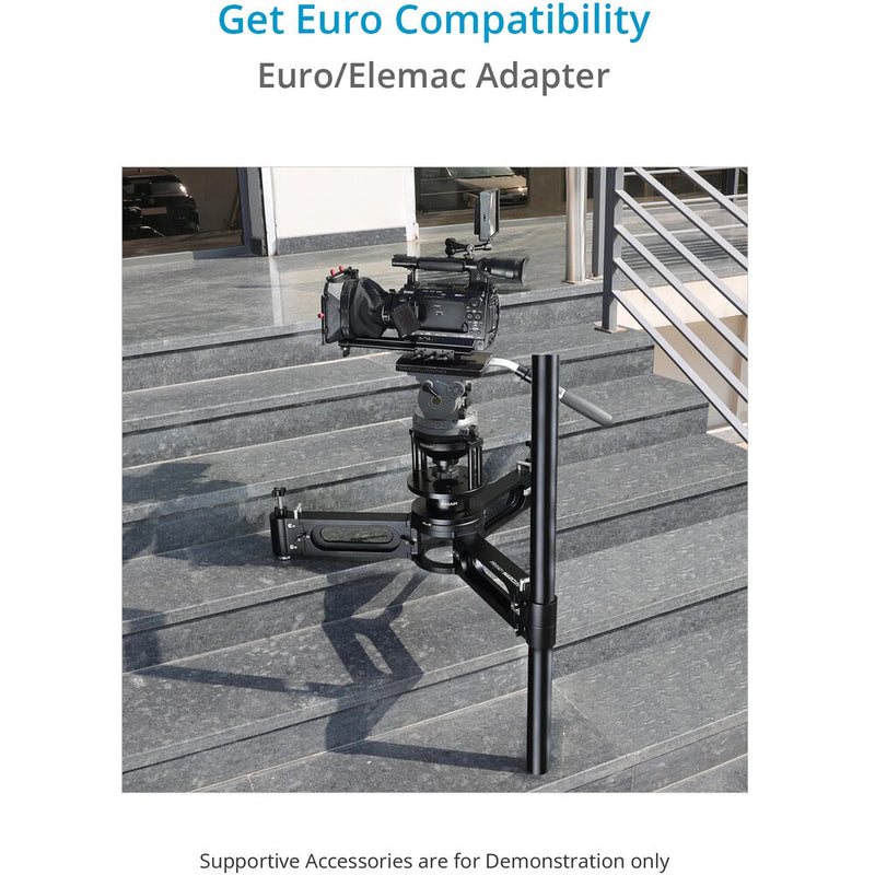 Proaim Marcus Camera Dolly with Euro/Elemac Bazooka Adapter Mount