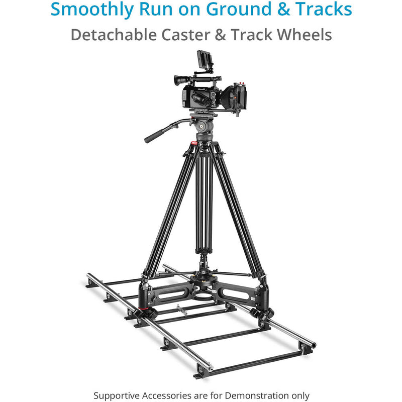 Proaim Marcus Camera Dolly with Euro/Elemac Bazooka Adapter Mount