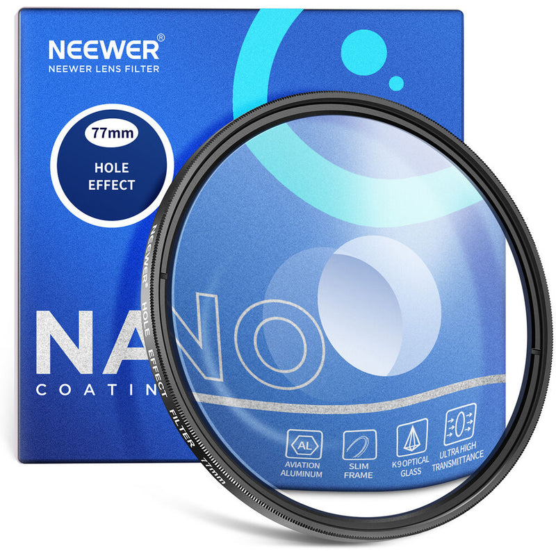 Neewer Spiral Halo Camera Lens Filter (77mm)