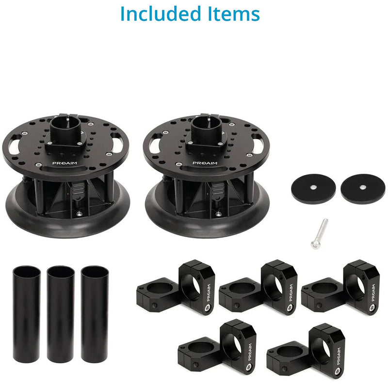 Proaim Action-King 8" Suction Mount Car Camera Rigging System (48mm)