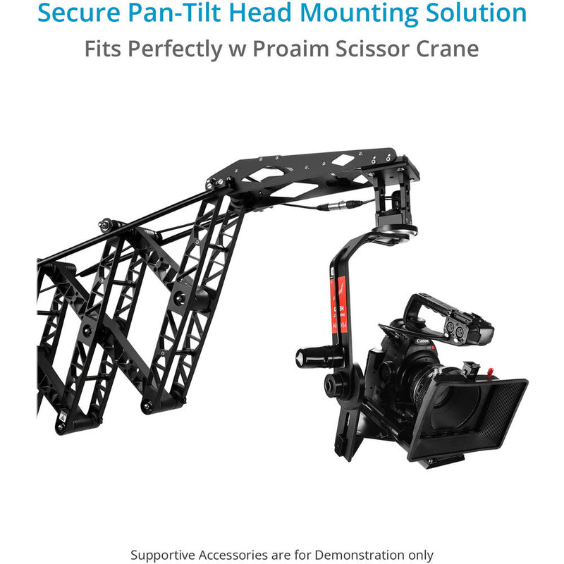 Proaim Pan/Tilt Head Mounting Plate for Scissor Crane