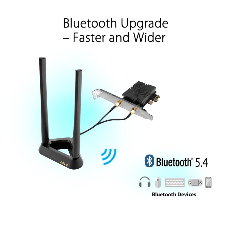 ASUS PCE-BE92BT Wi-Fi 7 PCIe Adapter with Magnetic Base