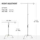 Neewer Air-Cushioned C-Stand with Extension Arm