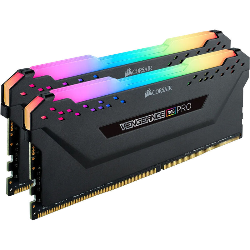 Corsair 32GB VENGEANCE RGB PRO Desktop Memory Kit (2 x 16GB, Black)