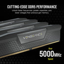 Corsair 32GB VENGEANCE DDR5 Memory Kit (2 x 16GB, Black)