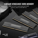 Corsair 32GB VENGEANCE DDR5 Memory Kit (2 x 16GB, Black)