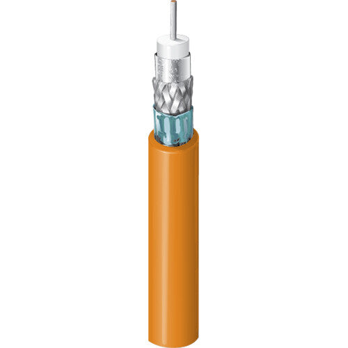 Belden 4731R UHD 4K 12G-SDI RG-11 14 AWG Coax Cable (1000', Orange)